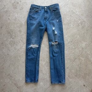 Levi's 501 Ripped Jeans